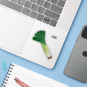 Leek Aufkleber (Laptop mit iPhone)