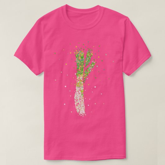 Leek Costume Replacement Karneval Confett T-Shirt (Design vorne)
