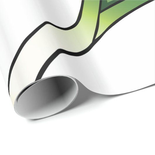 Leek Gemüse Geschenkpapier (Rolleneckpunkt)