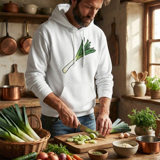 Leek Gemüse Hoodie