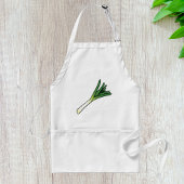 Leek Gemüse Schürze