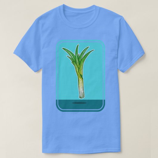Leek-Pflanze T-Shirt (Design vorne)