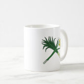 Leek und Daffodil Crossed Kaffeetasse (VorderseiteRechts)