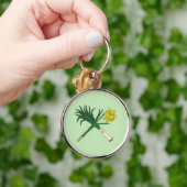Leek und Daffodil Crossed Schlüsselanhänger (Hand)