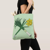 Leek und Daffodil Crossed Tasche (Von Nahem)