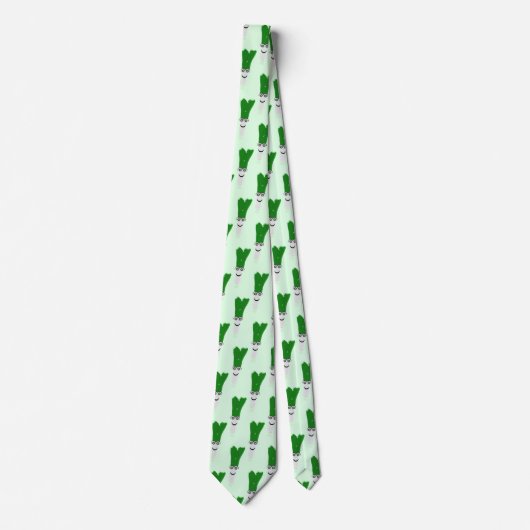 Leek-Vegematesdesign Krawatte (Vorderseite)