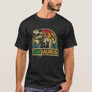 Leeksaurus T Rex Dinosaur Leek Saurus Familie Über T-Shirt