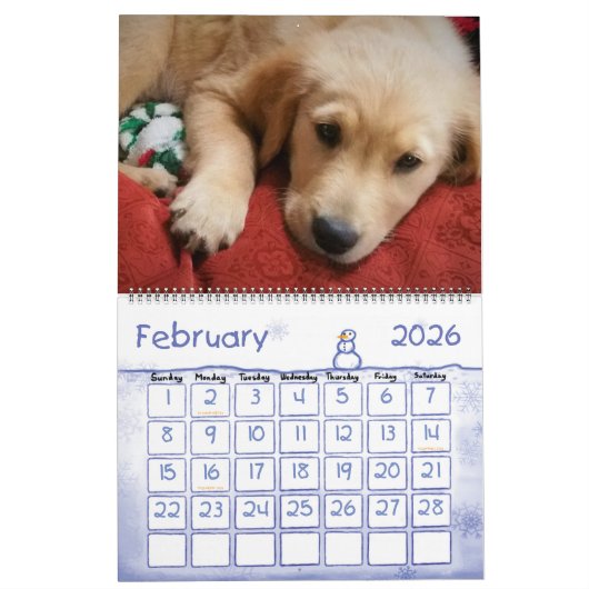 Leeloo & Winston Large 2 Page Calendar Kalender (Feb 2026)