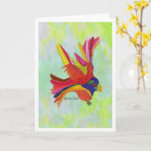 LeeMarie's kreatives Design Karte (Gelbe Blume)