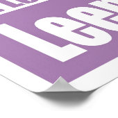 Leena Moore: "Es ist alles Lügen." Poster (Ecke)