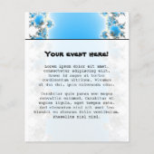 Leenece - Blaues Fraktal Flyer (Vorne)