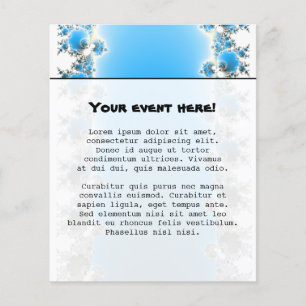 Leenece - Blaues Fraktal Flyer