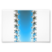 Leenece - Blaues Fraktal Fotodruck (Vorne)
