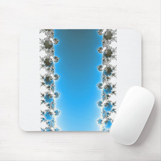 Leenece - Blaues Fraktal Mousepad (Mit Mouse)