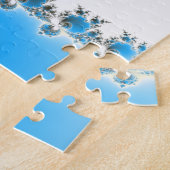 Leenece - Blaues Fraktal Puzzle (Seite)