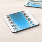 Leenece - Blaues Fraktal Untersetzer (Linke Seite)