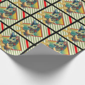 LeeNeigh Stripes Holiday Wrapping Paper Geschenkpapier (Ecke)