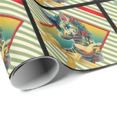 LeeNeigh Stripes Holiday Wrapping Paper Geschenkpapier (Rolleneckpunkt)
