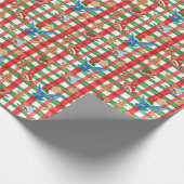 LeeNeighs Friends Holiday Wrapping Paper Geschenkpapier (Ecke)