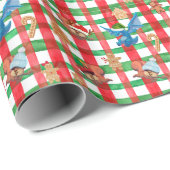 LeeNeighs Friends Holiday Wrapping Paper Geschenkpapier (Rolleneckpunkt)