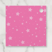 Leepover Schlummer Party rosa lila zwischen Geschenkanhänger (Rückseite)