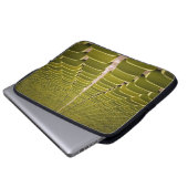 Leer gelber Stuhlplatz Laptopschutzhülle (Vorne Knopf)