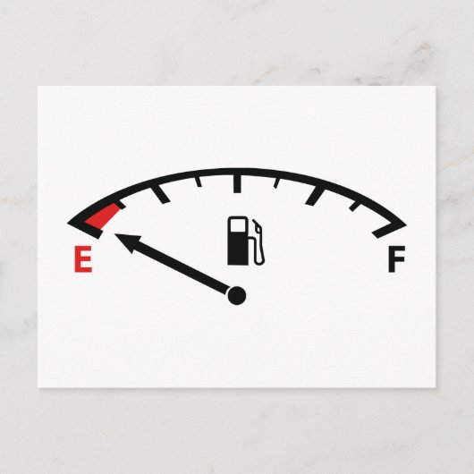 Leer laufen postkarte (Vorderseite)