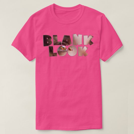 Leerausdruck T-Shirt (Design vorne)