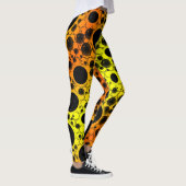 Leerblasen - Gelb/orange Leggings (Rechts)