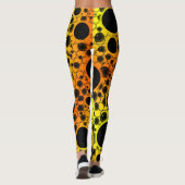 Leerblasen - Gelb/orange Leggings (Rückseite)