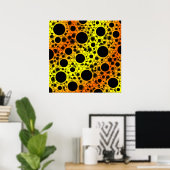 Leerblasen - Gelb/orange Poster (Heimbüro)