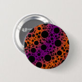 Leerblasen - Lila/orange Button (Vorne & Hinten)