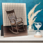 Leere alte Vintage Rockstube Fotoplatte (Seite)