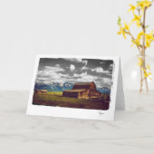 leere Anlassphotographie Karte (Gelbe Blume)