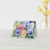 Leere Anmerkungs-Karte des Karte (Gelbe Blume)