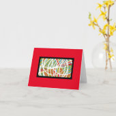 Leere Anmerkungs-Karte Karte (Gelbe Blume)