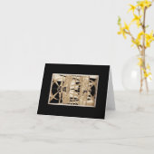 Leere Anmerkungs-Karte Karte (Gelbe Blume)