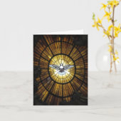 Leere Anmerkungs-Karte--Taube Karte (Gelbe Blume)