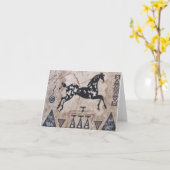 Leere Anmerkungs-Karte--Ureinwohner-Kunst Karte (Gelbe Blume)