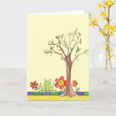 leere Anmerkungskarte Karte (Gelbe Blume)