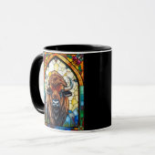 Leere anpassbare Büffel, Bison-Wildtier Tasse (Vorderseite Links)