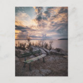 Leere Bank Postkarte (Vorderseite)