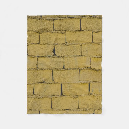 Leere Betonmauer Fleecedecke (Vorderseite)