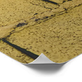 Leere Betonmauer Poster (Ecke)