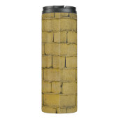 Leere Betonmauer Thermosbecher (Rückseite)