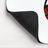 leere Brust: anatomisches Herz Mousepad (Ecke)