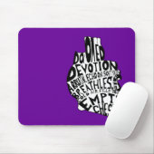 leere Brust: anatomisches Herz Mousepad (Mit Mouse)