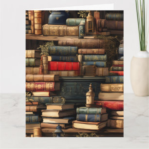 Leere Bücher in der Bibliothek Karte