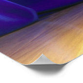 Leere Bühne mit Vorhängen Poster (Ecke)