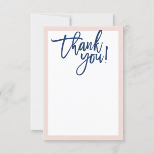 LEERE DANKE handgeschriebene Schrift errötend mari